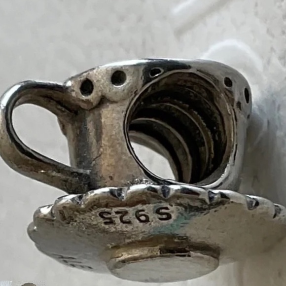 Pandora Silver Teacup Charm Bracelet - Picture 3 of 4